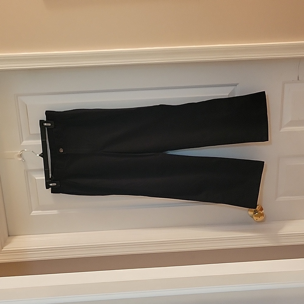 Chaps black pants 12 husky